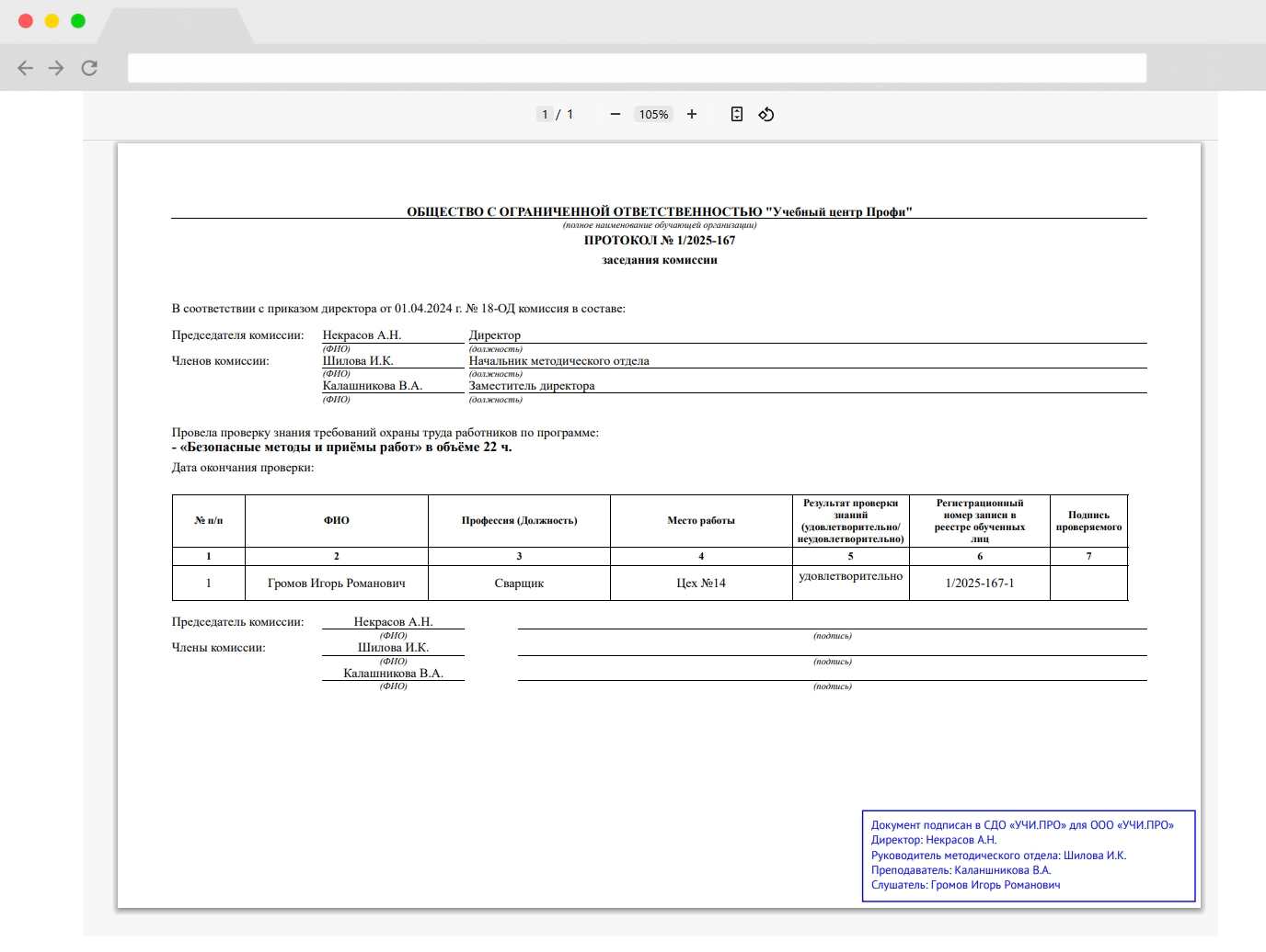 Визуализация ПЭП
